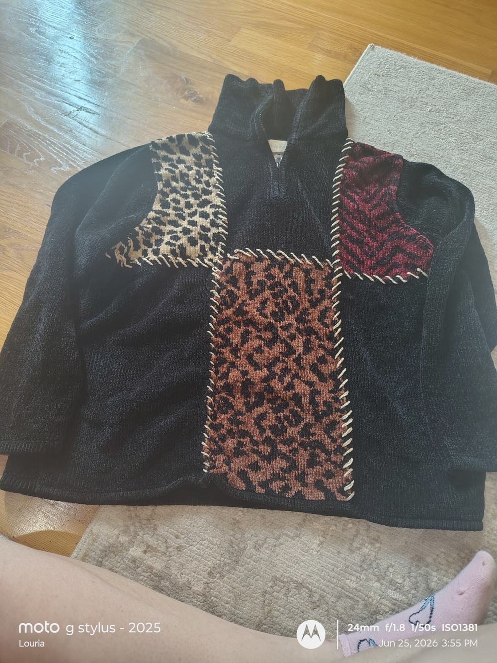 Studio Works Black Knit Pullover